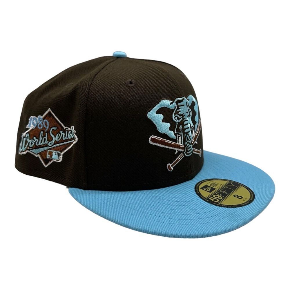 NWT New Era 59Fifty Oakland Athletics A's 1989 World Series MLB Hat Cap Size‎ 8
